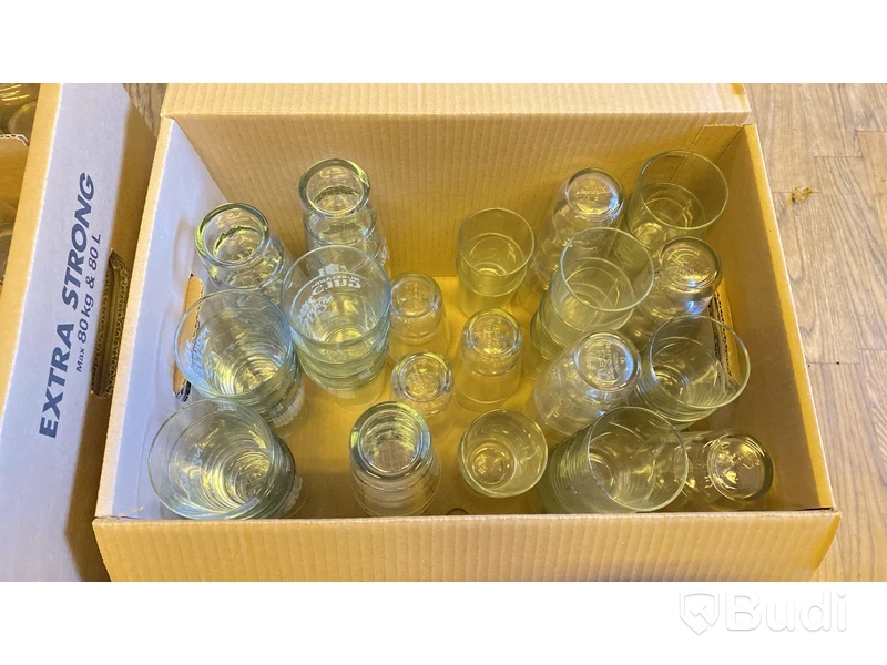 Parti dricksglas, ölglas & champagneglas