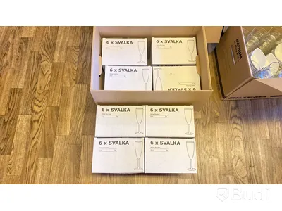 Parti dricksglas, ölglas & champagneglas