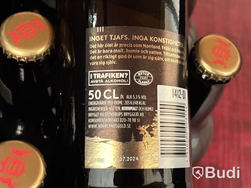 Parti alkohol (särskilda regler, läs objekttexten först!)