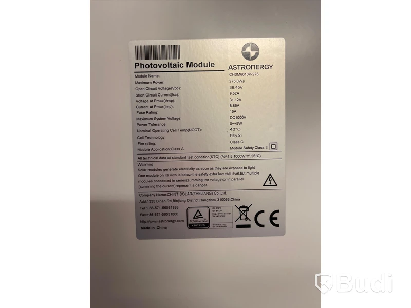3st solpaneler Photovoltaic Module