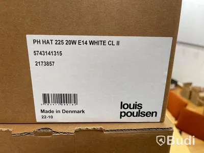 2st Vägglampor louis poulsen PH HAT White Ord.pris: 4730 kr/st