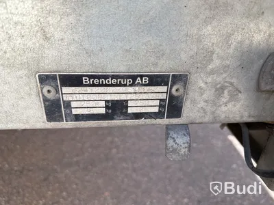 Släpvagn med grindar Brenderup 750 kg -2020