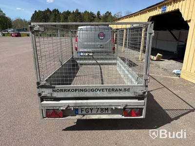 Släpvagn med grindar Brenderup 750 kg -2020