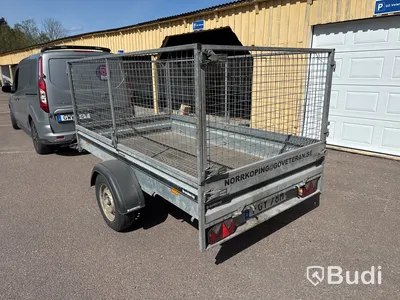 Släpvagn med grindar Brenderup 750 kg -2020