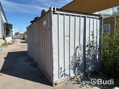 20-fots container med innehåll (bygg)