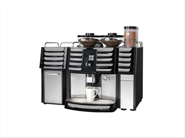 (NY) Kaffemaskin Schaerer Coffee Art Plus Touch Best Foam inkl. mjölkkyl och chokladpulvermaskin.