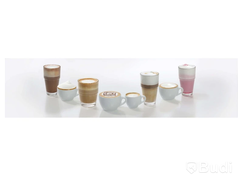 Kaffemaskin Schaerer Coffee Art Plus Touch Best Foam inkl. mjölkkyl och chokladpulvermaskin.