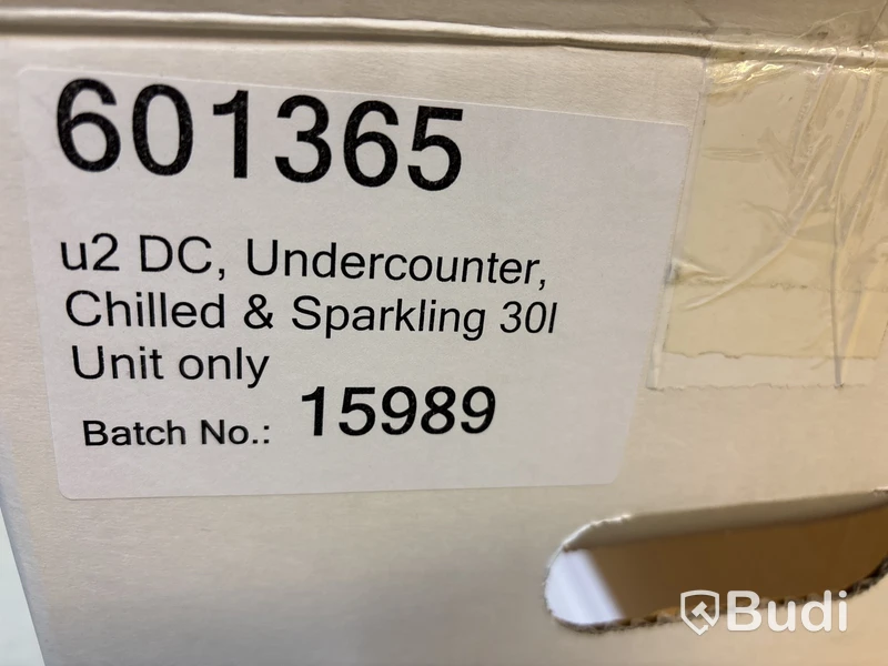Undercounter chilled & sparkling 30l, unit only