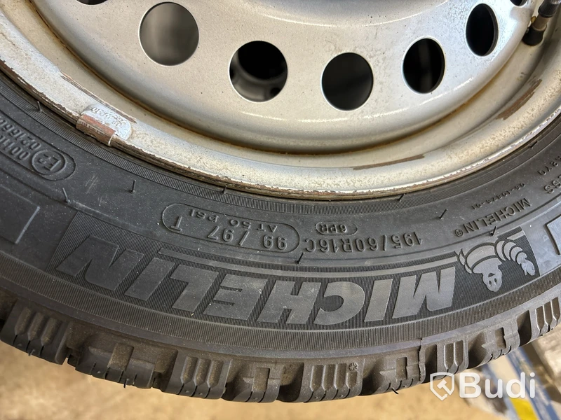 Dubbfria vinterhjul Michelin 16-tum, C-däck