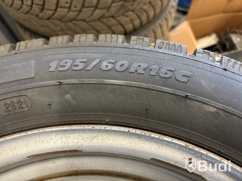 Dubbfria vinterhjul Michelin 16-tum, C-däck