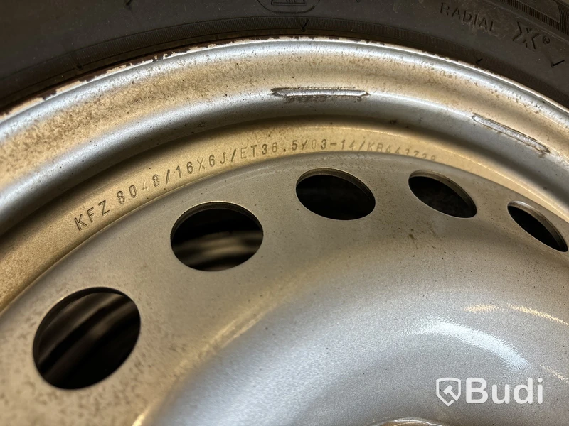 Dubbfria vinterhjul Michelin 16-tum, C-däck