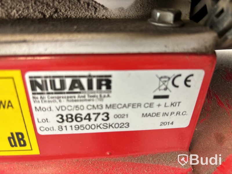 Kompressor NuAir Mecafer 50-liter
