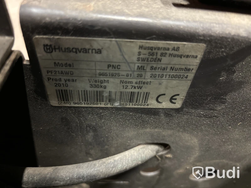 Åkgräsklippare Husqvarna PF21 AWD, -2010 (rep-objekt)