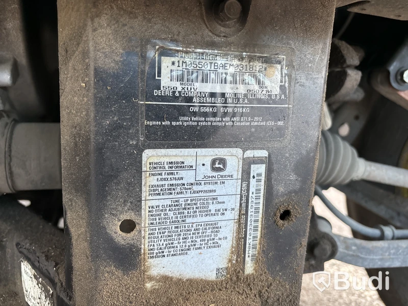 John Deere gator XUV550, -2014