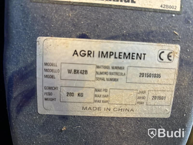 Flismaskin Agri W:BX42B
