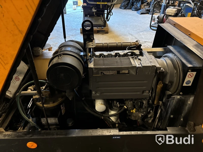 Kompressor med elverk Ingersoll Rand P130G, -1997