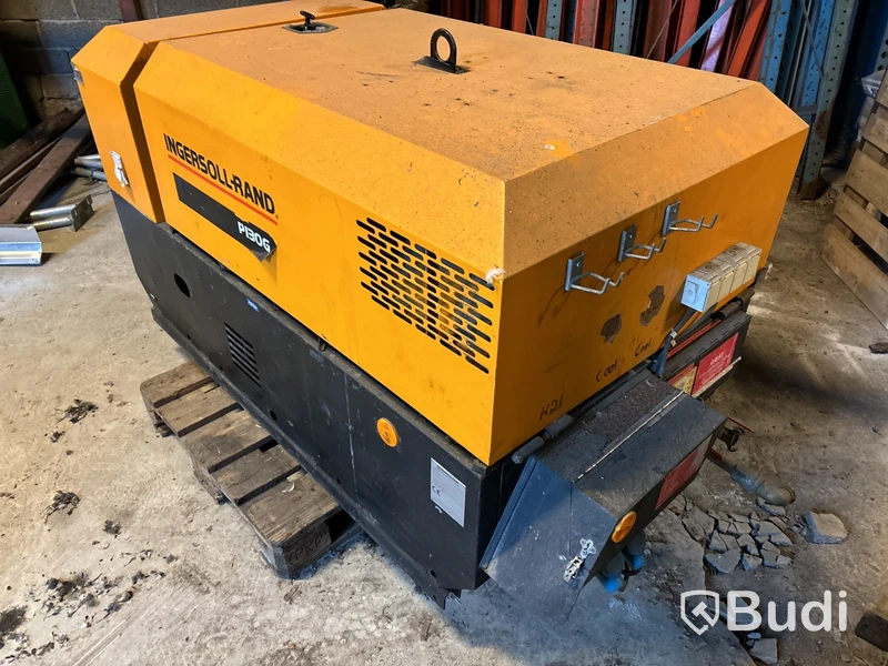 Kompressor med elverk Ingersoll Rand P130G, -1997
