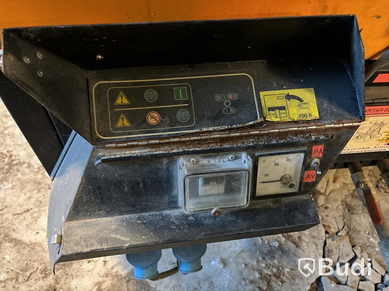 Kompressor med elverk Ingersoll Rand P130G, -1997