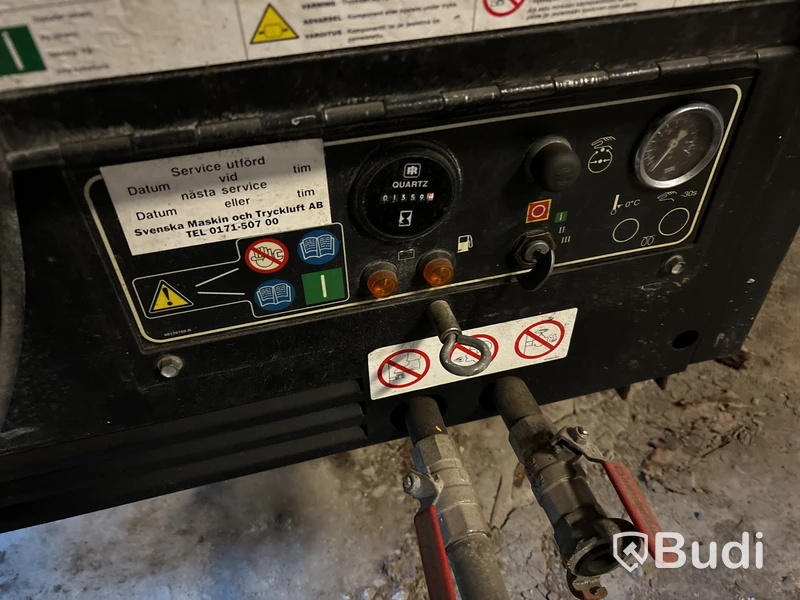 Kompressor med elverk Ingersoll Rand P130G, -1997