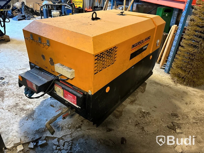 Kompressor med elverk Ingersoll Rand P130G, -1997