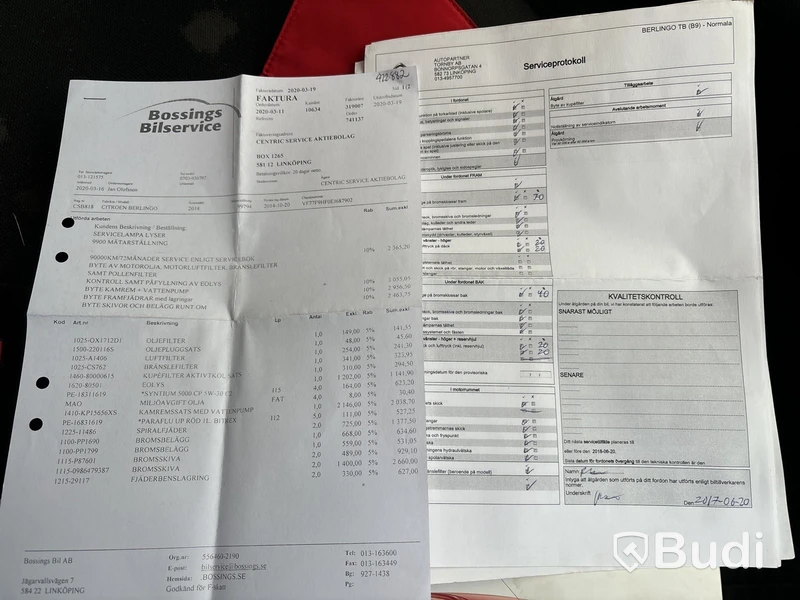 Citroen Berlingo III 1.6 HDi Skåp (90hk), -2014