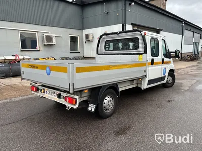 Flakbil med dubbelhytt Peugeot Boxer 335 2.0 BlueHDI Chassi (163hk), -2018