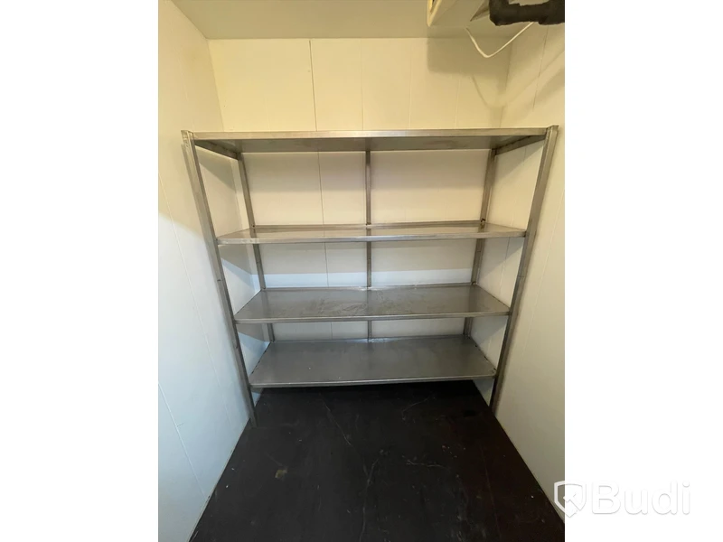 Hylla i rostfritt H: 180cm, L: 170cm, D:52