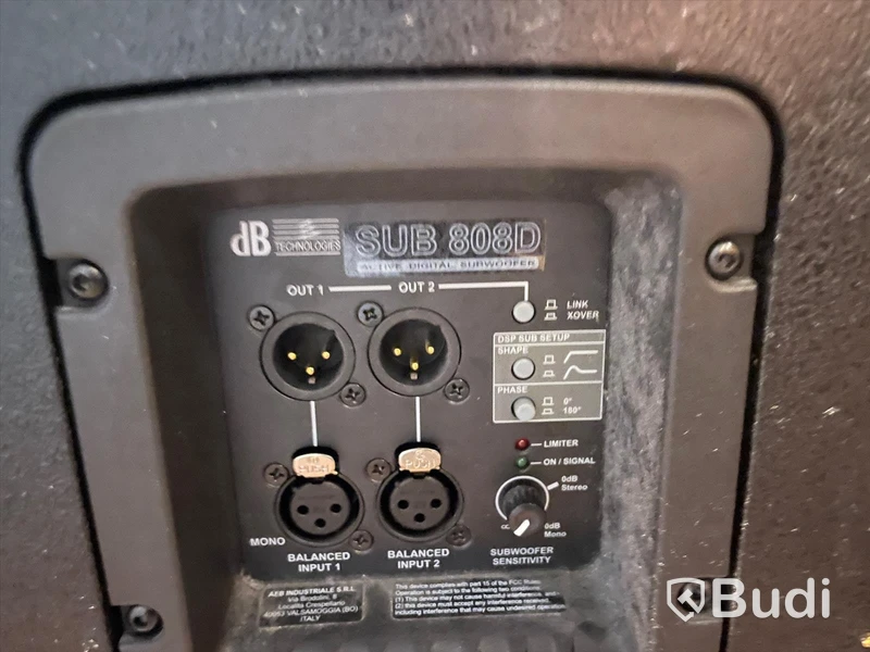 Subwoofer dbtechnologies SUB 808D