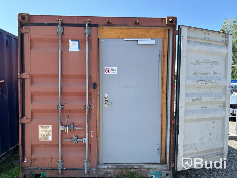 20 fots isolerad container med säkerhetsdörr | inkl. Innehåll
