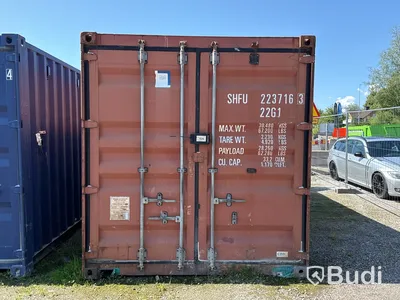 20 fots isolerad container med säkerhetsdörr | inkl. Innehåll