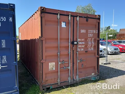 20 fots isolerad container med säkerhetsdörr | inkl. Innehåll