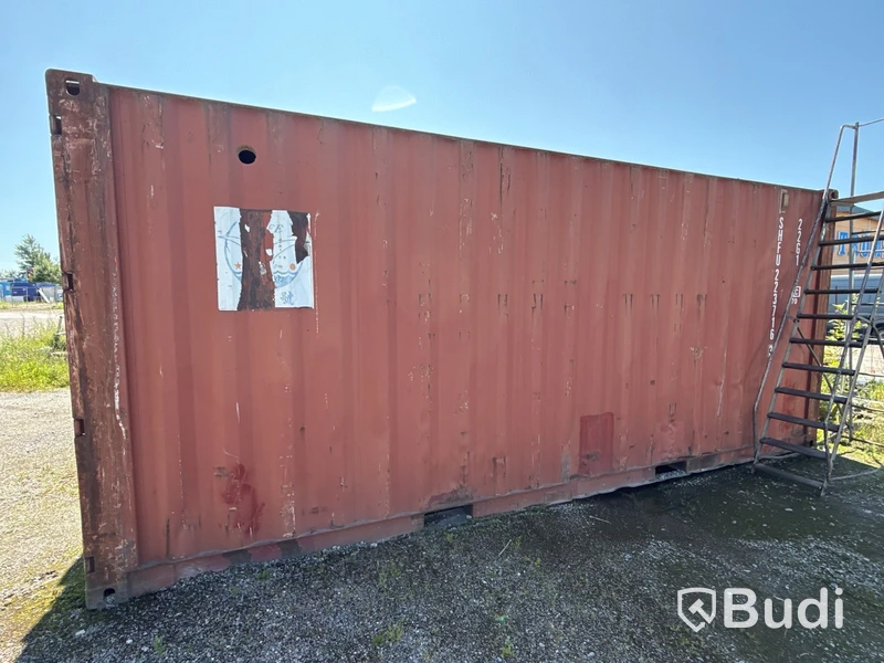20 fots isolerad container med säkerhetsdörr | inkl. Innehåll