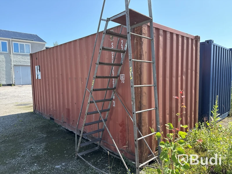 20 fots isolerad container med säkerhetsdörr | inkl. Innehåll