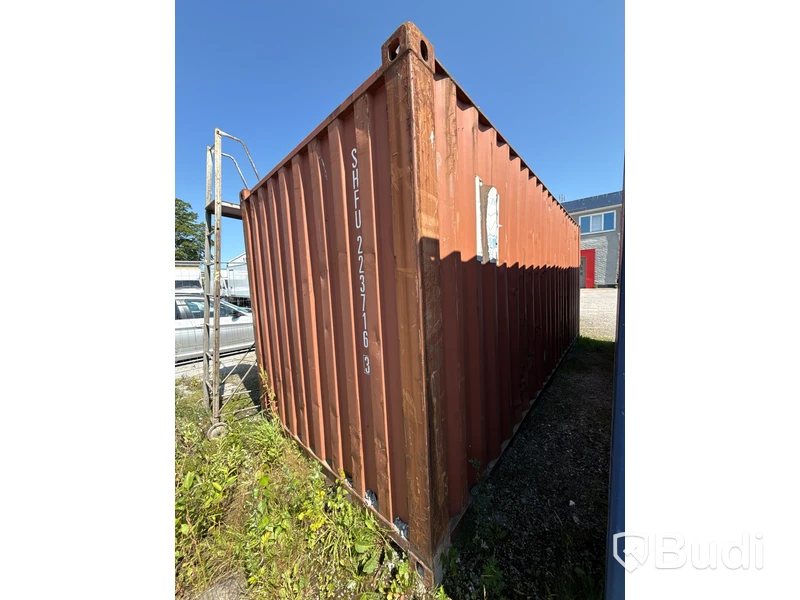 20 fots isolerad container med säkerhetsdörr | inkl. Innehåll
