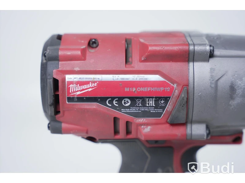 Mutterdragare - Milwaukee M18 ONEFHIWP12-OX inkl. batteri och förvaringslåda