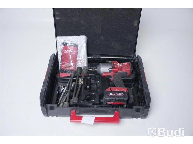 Mutterdragare - Milwaukee M18 ONEFHIWP12-OX inkl. batteri och förvaringslåda