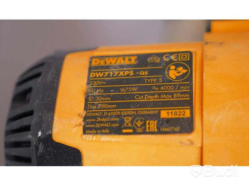 Kap - och Gersåg med sågbänk -DeWalt DW717XPS