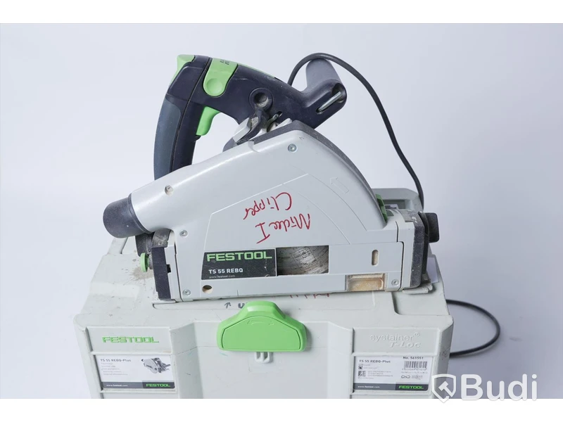 Festool T5 55 REBQ-PLus och styrskena