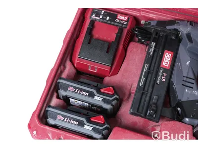 Dyckertpistol - Senco Fusion F18 med 3st batterier, laddare och förvaringslåda.