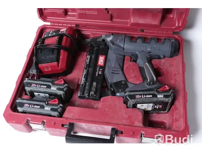 Dyckertpistol - Senco Fusion F18 med 3st batterier, laddare och förvaringslåda.