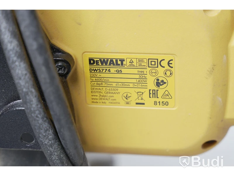 Kap- och gersåg - Dewalt DWS774-QS