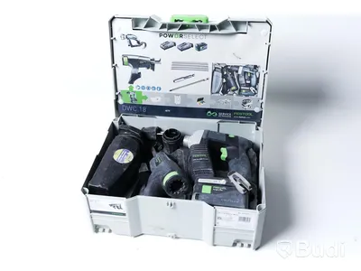 Skruvautomat - Festool DWC 18-4500 med 2st batterier, laddare och förvaringslåda.