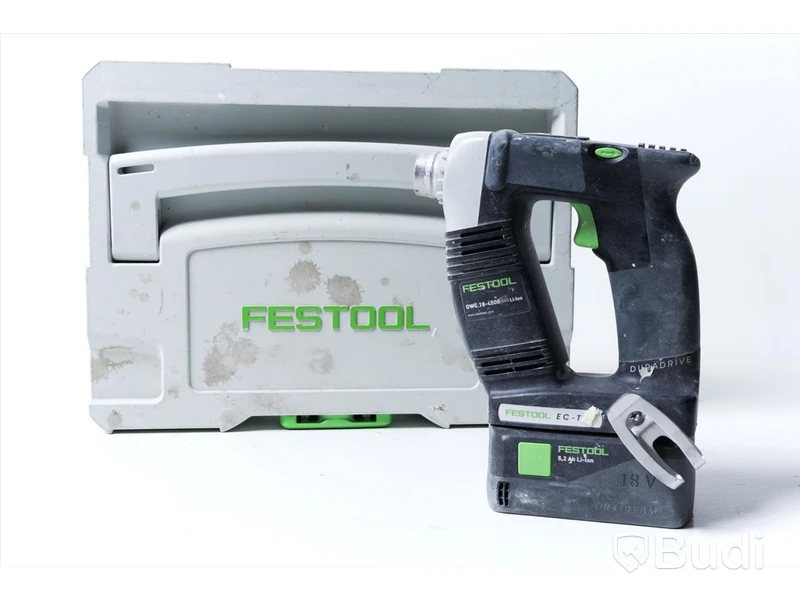 Skruvautomat - Festool DWC 18-4500 med 2st batterier, laddare och förvaringslåda.