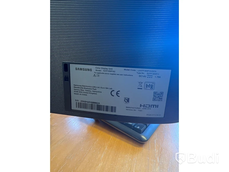 2 st Datorskärmar Samsung LS27F350FHUXEN samt S27C350H