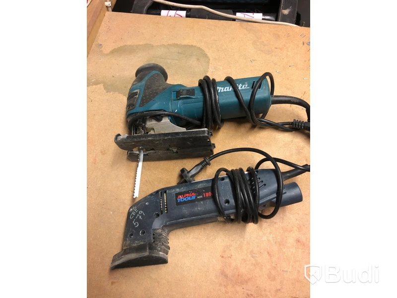 Alpha tools Slipmaskin ADS 180/1 och makita sticksåg 4351 FCT