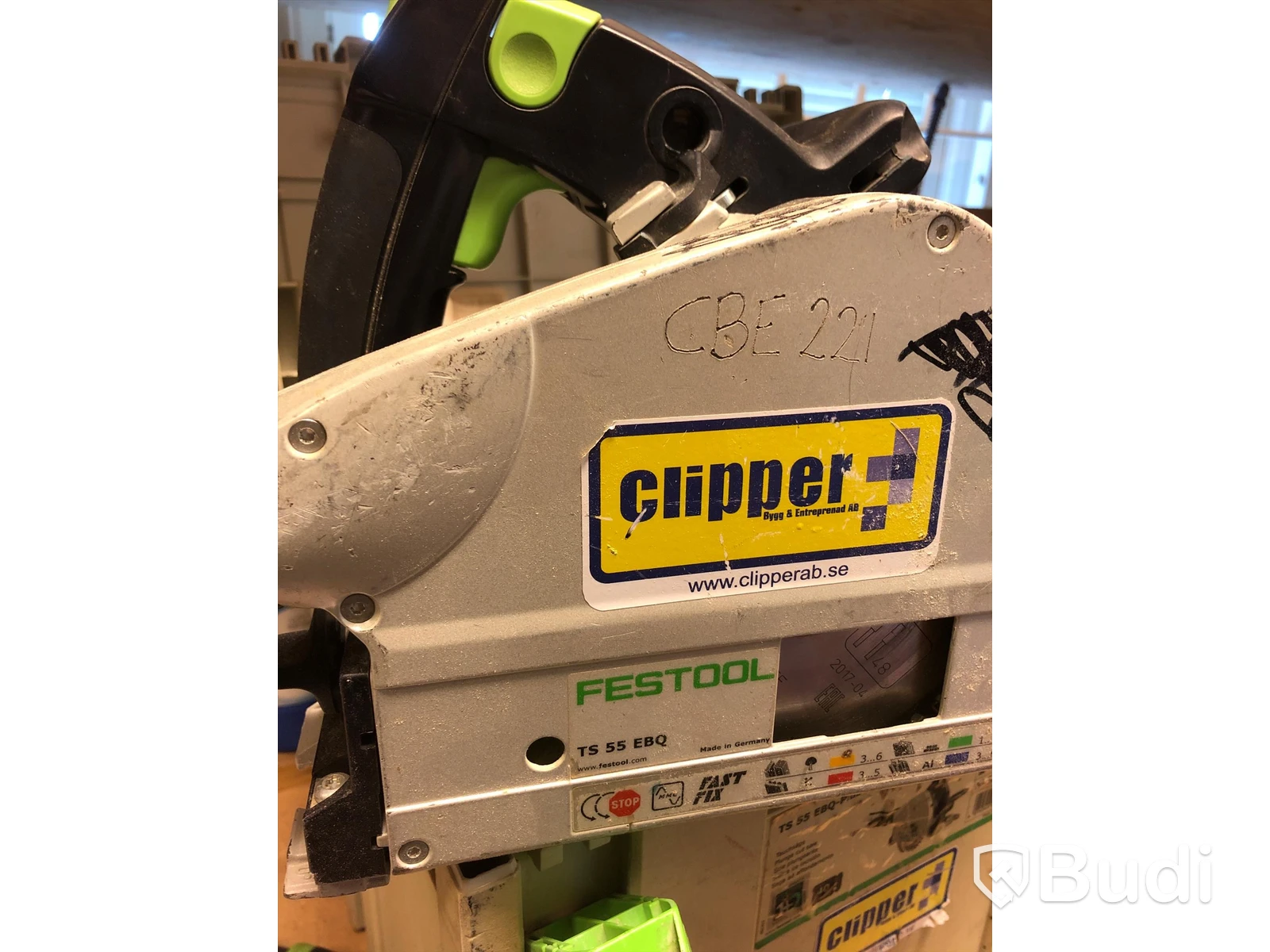 Festool Sänksåg TS 55 EBQ med förvaringslåda