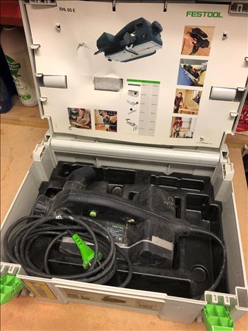 Festool EHL 65 E Elhyvel med förvaringslåda