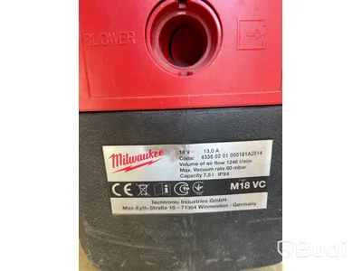 Torrdammsugare Milwaukee M 18 VC