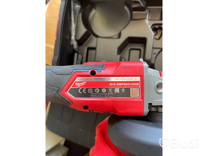 Batteridriven Vinkelslip Milwaukee M18 ONEFSAG 125XB