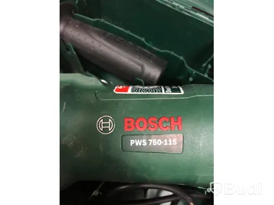 Bosch Vinkelslip PWS 750-115 med förvaringslåda samt extra blad